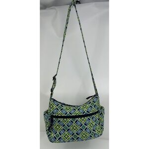 Vera Bradley Signature Cotton Crossbody Adjustable Shoulder Purse Daisy Retired